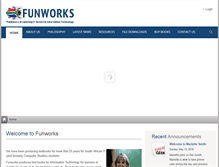 Tablet Screenshot of funworks.co.za